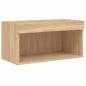 Preview: TV-Schrank mit LED-Leuchten Sonoma-Eiche 60x30x30 cm