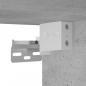 Preview: TV-Schrank mit LED-Leuchten Betongrau 60x30x30 cm