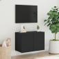 Preview: TV-Wandschrank Schwarz 60x30x41 cm