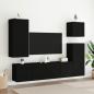 Preview: TV-Wandschrank Schwarz 80x30x41 cm