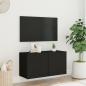 Preview: TV-Wandschrank Schwarz 80x30x41 cm