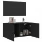 Preview: TV-Wandschrank Schwarz 80x30x41 cm