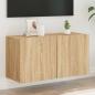 Preview: ARDEBO.de - TV-Wandschrank Sonoma-Eiche 80x30x41 cm