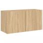 Preview: TV-Wandschrank Sonoma-Eiche 80x30x41 cm