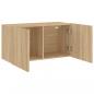 Preview: TV-Wandschrank Sonoma-Eiche 80x30x41 cm