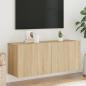 Preview: ARDEBO.de - TV-Wandschrank Sonoma-Eiche 100x30x41 cm