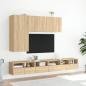 Preview: TV-Wandschrank Sonoma-Eiche 100x30x41 cm