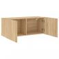 Preview: TV-Wandschrank Sonoma-Eiche 100x30x41 cm