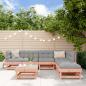 Preview: ARDEBO.de - 7-tlg. Garten-Lounge-Set Massivholz Douglasie