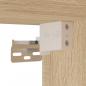 Preview: TV-Schrank mit LED-Leuchten Sonoma-Eiche 80x30x30 cm