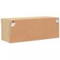 Preview: TV-Schrank mit LED-Leuchten Sonoma-Eiche 80x30x30 cm