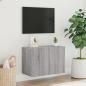 Preview: TV-Wandschrank Grau Sonoma 60x30x41 cm