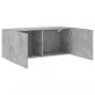 Preview: TV-Wandschrank Betongrau 100x30x41 cm