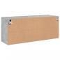 Preview: TV-Wandschrank Betongrau 100x30x41 cm