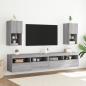 Preview: TV-Schrank mit LED-Leuchten Grau Sonoma 30,5x30x60 cm