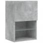 Preview: TV-Schrank mit LED-Leuchten Betongrau 40,5x30x60 cm