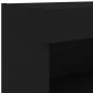 Preview: TV-Schrank mit LED-Leuchten Schwarz 60x30x30 cm