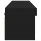 Preview: TV-Schrank mit LED-Leuchten Schwarz 80x30x30 cm