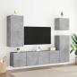 Preview: TV-Wandschrank Betongrau 80x30x41 cm