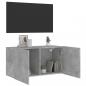 Preview: TV-Wandschrank Betongrau 80x30x41 cm