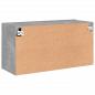 Preview: TV-Wandschrank Betongrau 80x30x41 cm