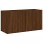 Preview: TV-Wandschrank Braun Eichen-Optik 80x30x41 cm