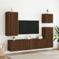 Preview: TV-Wandschrank Braun Eichen-Optik 80x30x41 cm