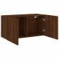 Preview: TV-Wandschrank Braun Eichen-Optik 80x30x41 cm