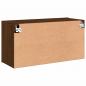 Preview: TV-Wandschrank Braun Eichen-Optik 80x30x41 cm