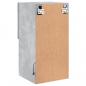 Preview: TV-Schrank mit LED-Leuchten Betongrau 30,5x30x60 cm