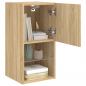 Preview: TV-Schrank mit LED-Leuchten Sonoma-Eiche 30,5x30x60 cm