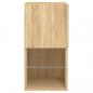 Preview: TV-Schrank mit LED-Leuchten Sonoma-Eiche 30,5x30x60 cm