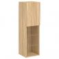 Preview: TV-Schrank mit LED-Leuchten Sonoma-Eiche 30,5x30x102 cm