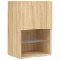 Preview: TV-Schrank mit LED-Leuchten Sonoma-Eiche 40,5x30x60 cm