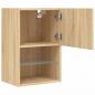 Preview: TV-Schrank mit LED-Leuchten Sonoma-Eiche 40,5x30x60 cm