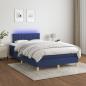 Preview: ARDEBO.de - Boxspringbett mit Matratze & LED Blau 120x200 cm Stoff