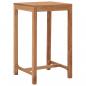 Preview: ARDEBO.de - Outdoor-Bartisch 60x60x105 Massivholz Teak