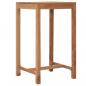 Preview: Outdoor-Bartisch 60x60x105 Massivholz Teak