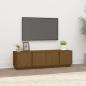 Preview: ARDEBO.de - TV-Schrank Honigbraun 140x40x40 cm Massivholz Kiefer