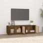 Preview: TV-Schrank Honigbraun 140x40x40 cm Massivholz Kiefer