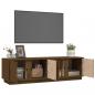 Preview: TV-Schrank Honigbraun 140x40x40 cm Massivholz Kiefer