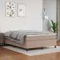 Preview: ARDEBO.de - Boxspringbett Matratze Cappuccino-Braun 140x190cm Kunstleder