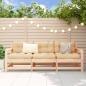 Preview: ARDEBO.de - 3-tlg. Garten-Lounge-Set Massivholz Kiefer