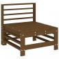 Preview: 3-tlg. Garten-Lounge-Set Honigbraun Massivholz Kiefer