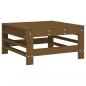 Preview: 3-tlg. Garten-Lounge-Set Honigbraun Massivholz Kiefer