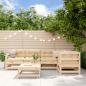 Preview: ARDEBO.de - 6-tlg. Garten-Lounge-Set Massivholz Kiefer