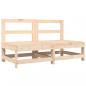 Preview: 6-tlg. Garten-Lounge-Set Massivholz Kiefer