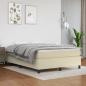 Preview: ARDEBO.de - Boxspringbett mit Matratze Creme 140x190 cm Kunstleder