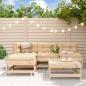 Preview: ARDEBO.de - 5-tlg. Garten-Lounge-Set Massivholz Kiefer