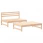 Preview: 2-tlg. Garten-Lounge-Set Massivholz Kiefer